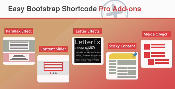 Easy Bootstrap Shortcode Pro Add ons